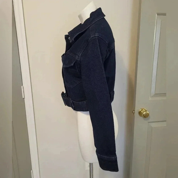 Good American 70's Icon Denim Snap Button Closure Jean Jacket(0)XS - Picture 8 of 15